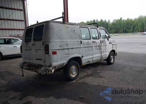 1988 Dodge Ram Van B150 from USA, damaged, VIN 2B4GB13YXJK163722